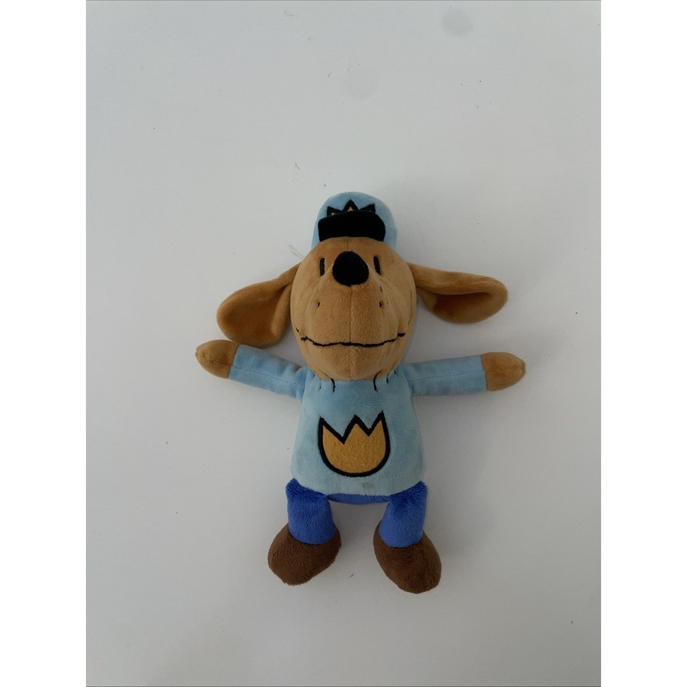 MerryMakers Dog Man Soft Plush Toy, 9.5-Inch, from Dav Pilkey's Dog Man Graph...